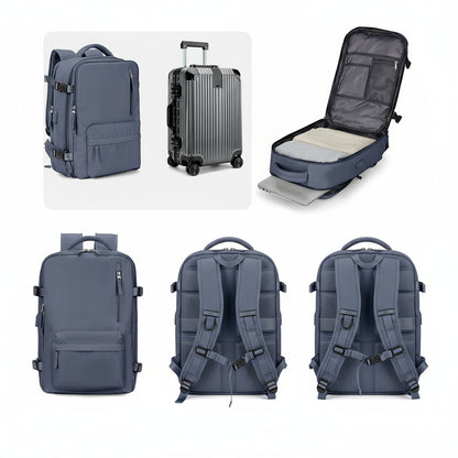 Travel Kit Go - Sac à Dos de Voyage Premium – Dimensions compatible bagage cabine et Idéal pour le Business e le Sport