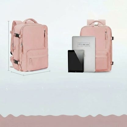 Travel Kit Go - Sac à Dos de Voyage Premium – Dimensions compatible bagage cabine et Idéal pour le Business e le Sport