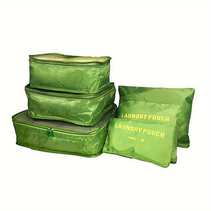 Travel Kit Go - Lot de 6 Sacs de Rangement de Voyage – Organisateurs de Valise Pratiques et Légers