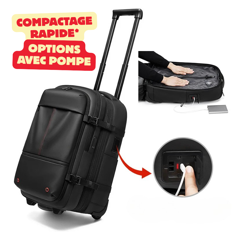Travel Kit GO - Sac de voyage à roulettes compact et compressible