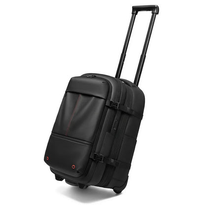 Travel Trolley vacuum compression business backpacks pump for Man Wheeled backpack On wheels luggage Rolling Bags For Boardable