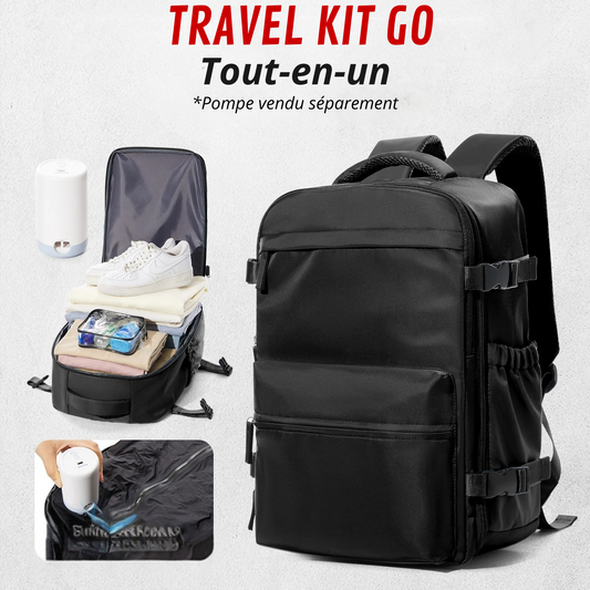 Travel Kit GO - Sac à dos tout-en-un / Voyage, Bureau & Quotidien