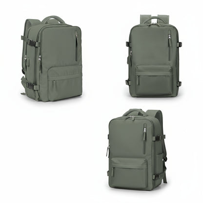 Travel Kit Go - Sac à Dos de Voyage Premium – Dimensions compatible bagage cabine et Idéal pour le Business e le Sport